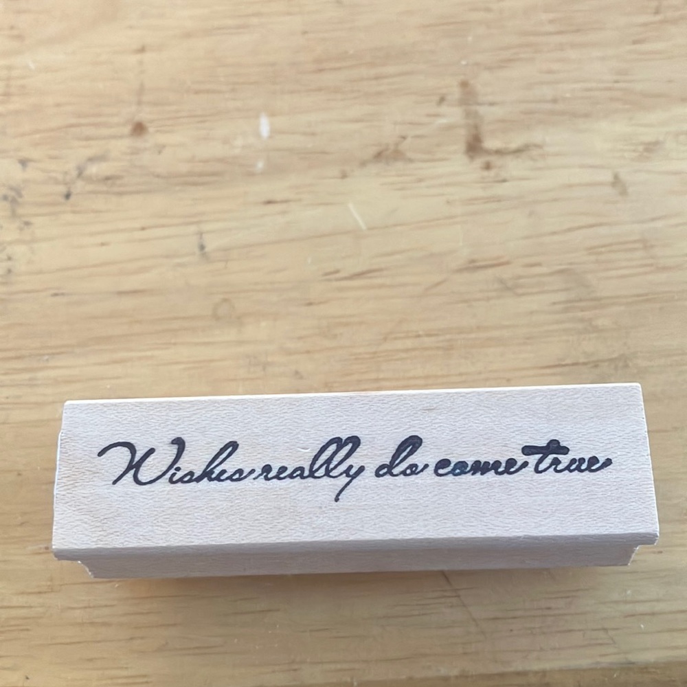 Decorative Wooden stamp with Inspirational Quote